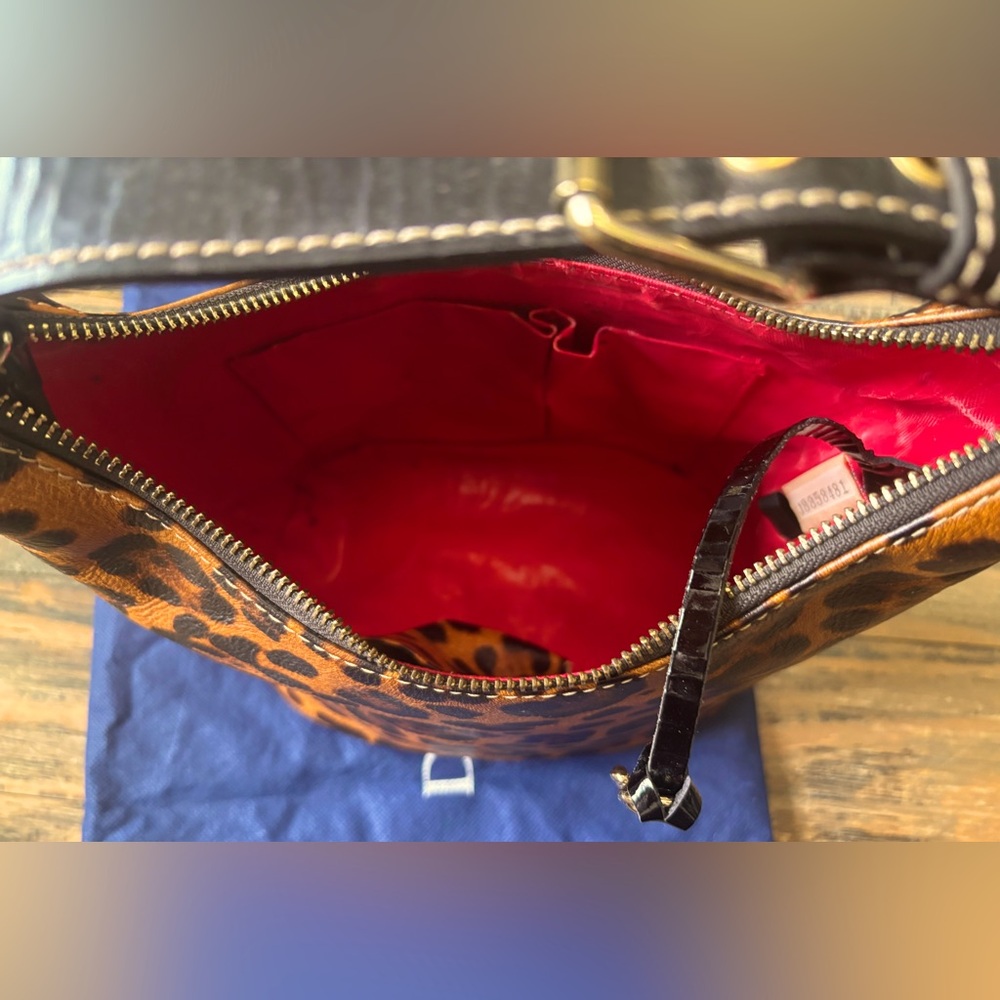 Dooney & Bourke Leopard Jaguar Bucket Bag - Picture 9 of 14